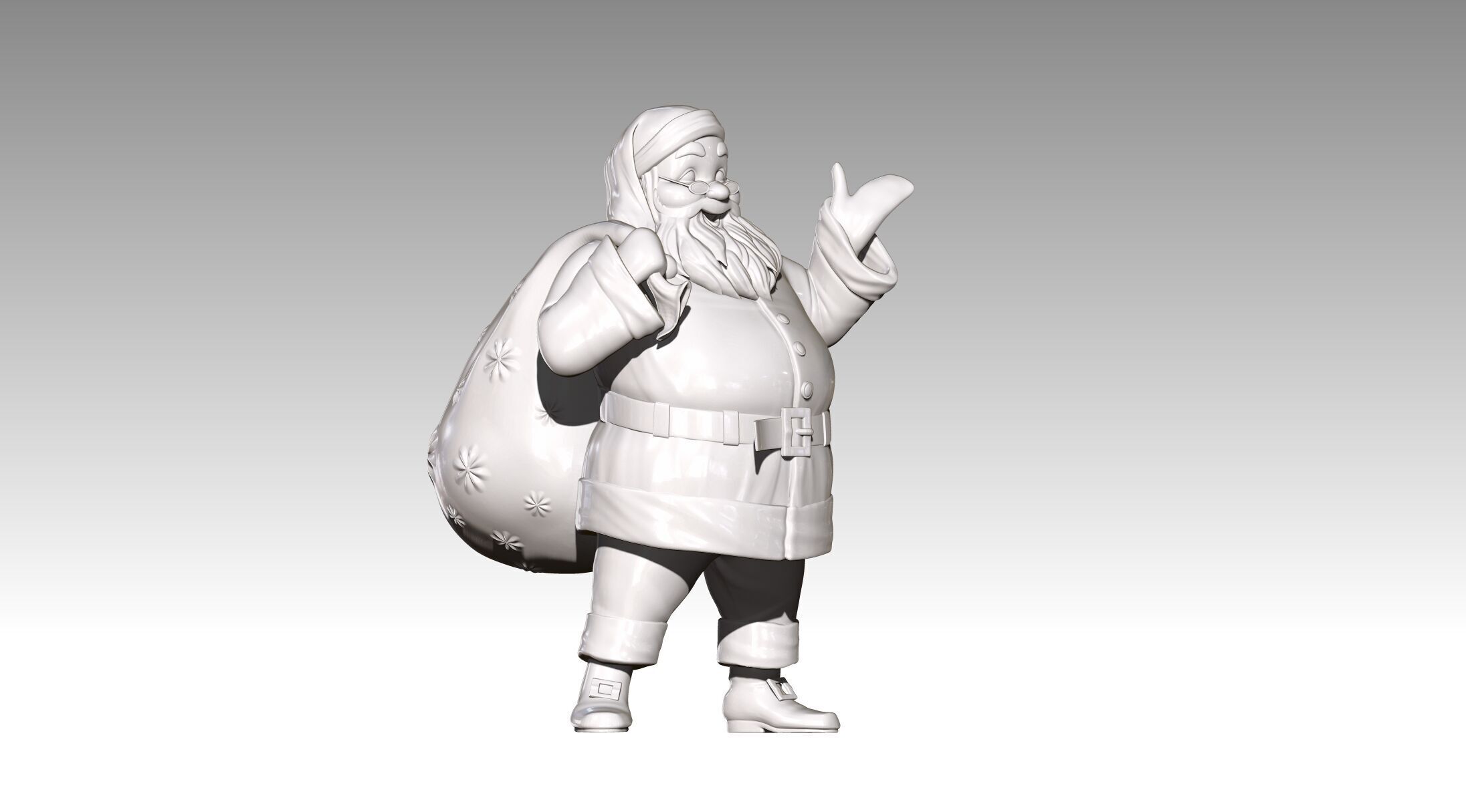 Santa Claus 3D print model_12