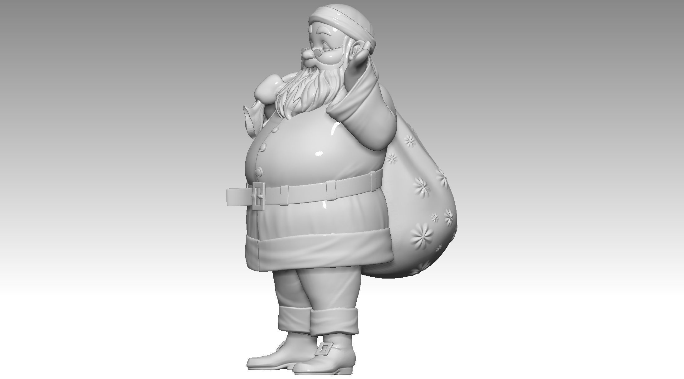 Santa Claus 3D print model_16