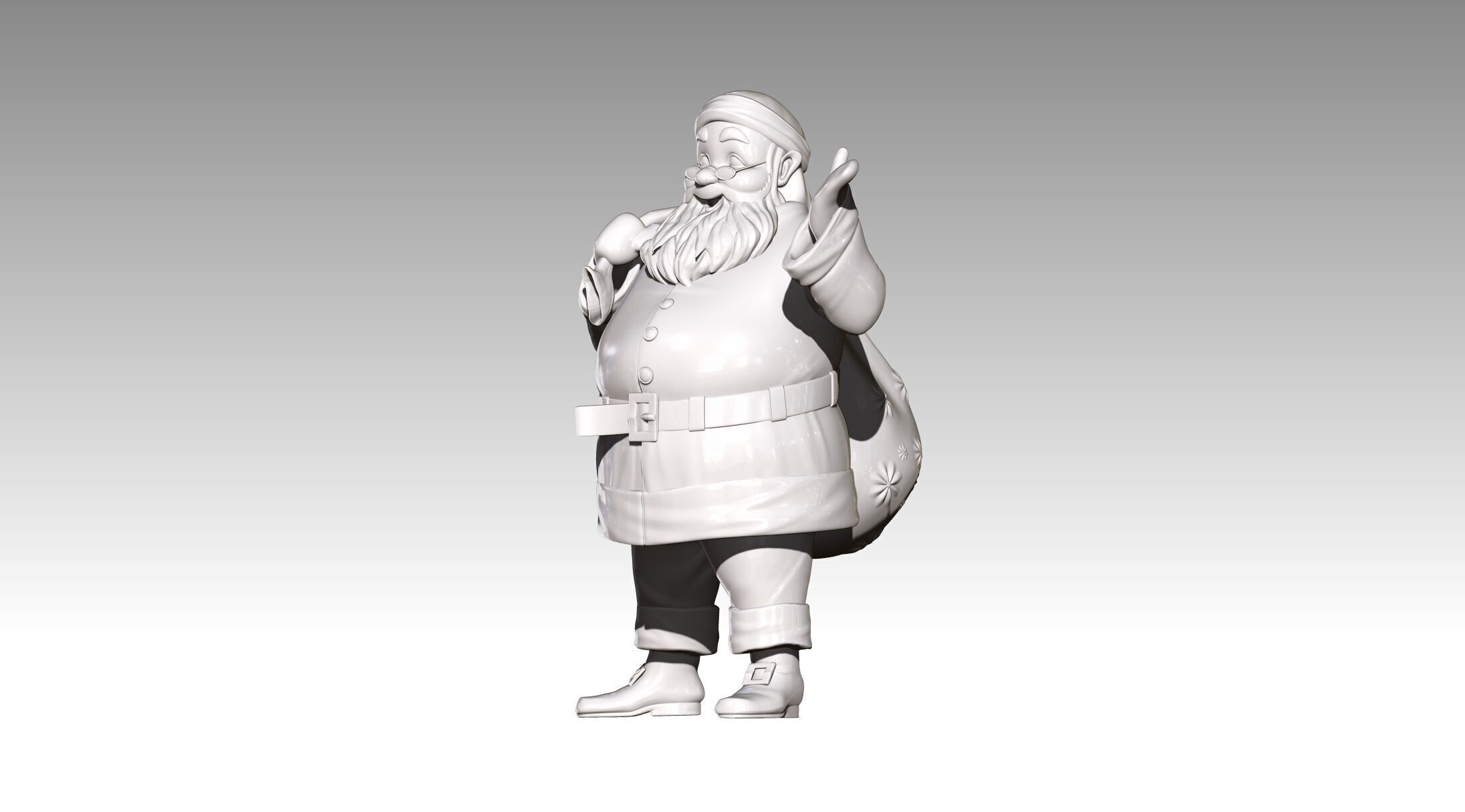 Santa Claus 3D print model_19