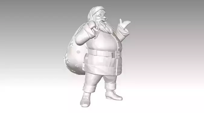 Santa Claus 3D print model