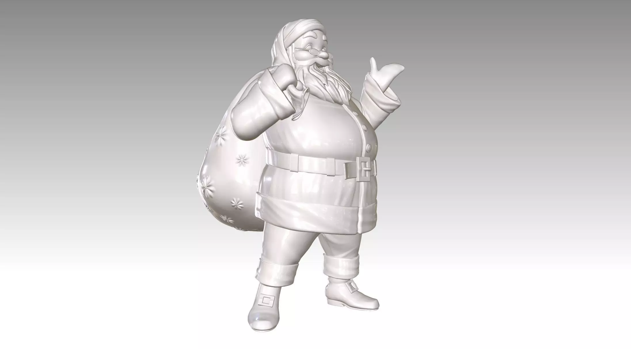 Santa Claus 3D print model_0