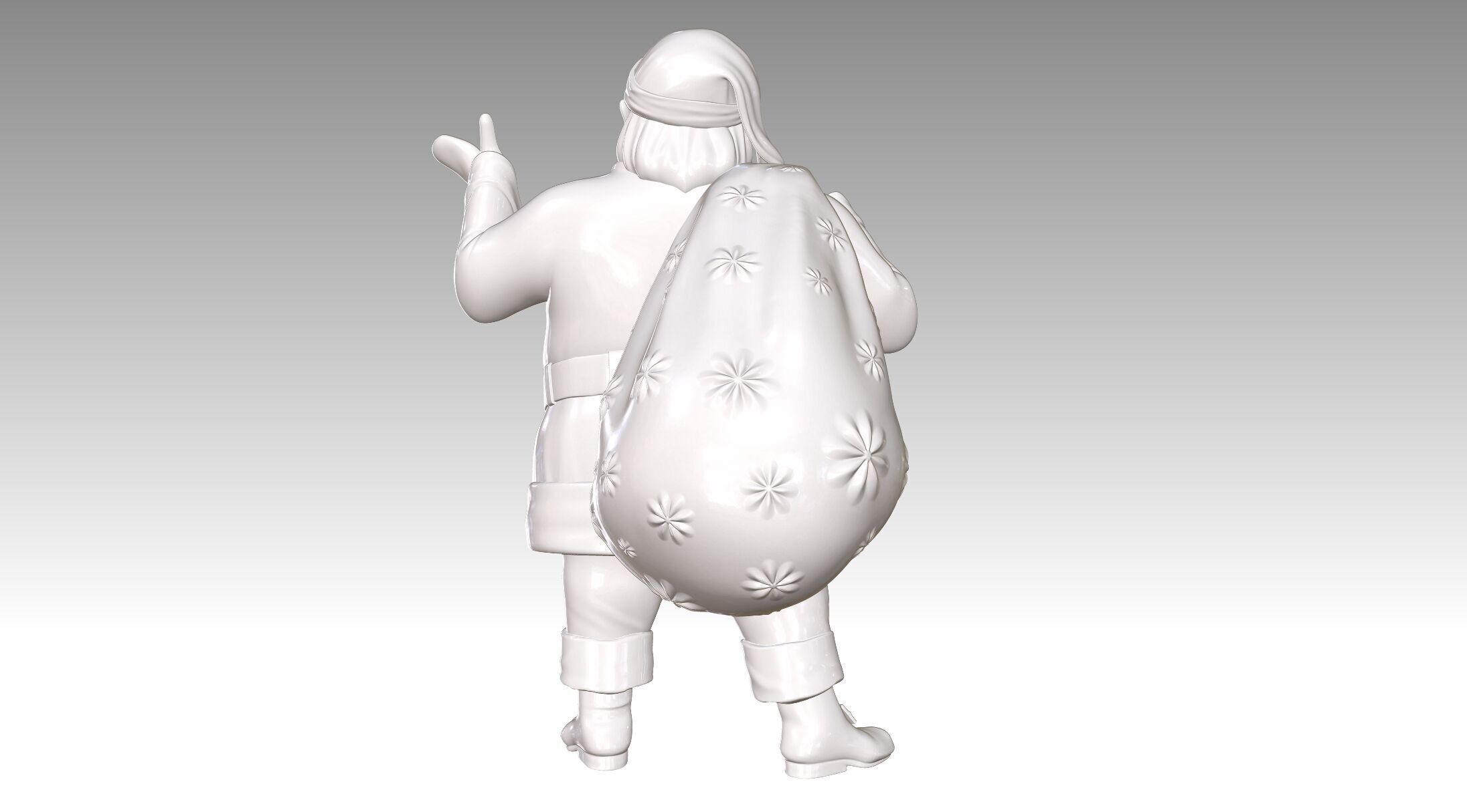 Santa Claus 3D print model_8