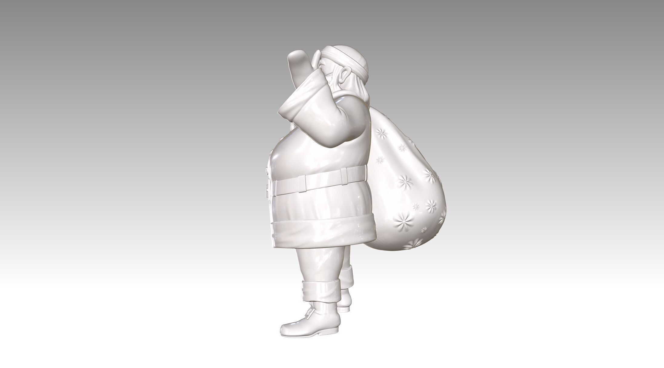 Santa Claus 3D print model_10
