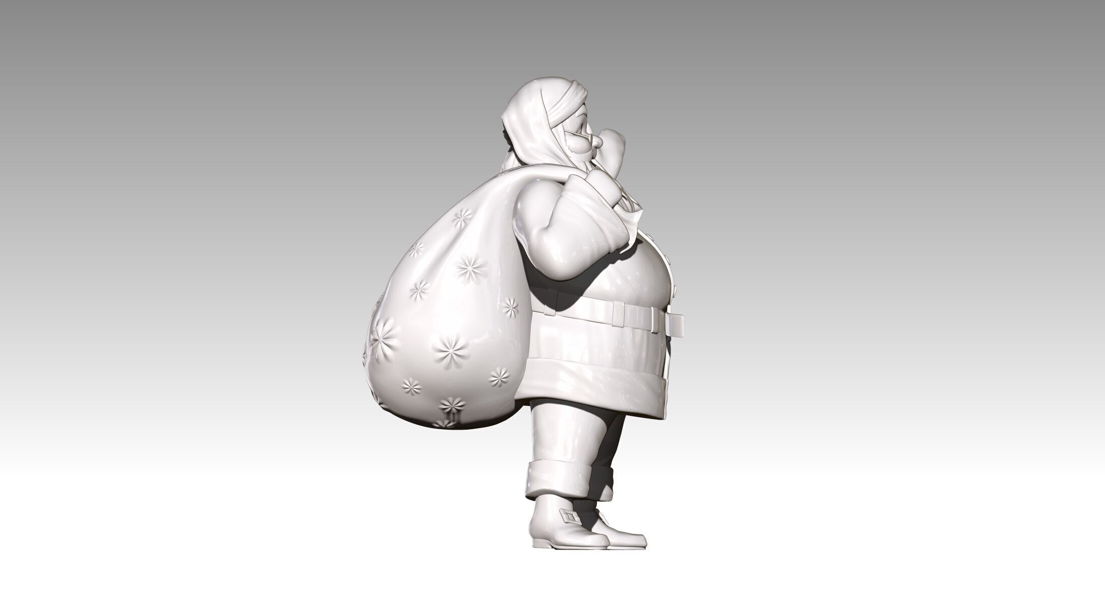 Santa Claus 3D print model_13
