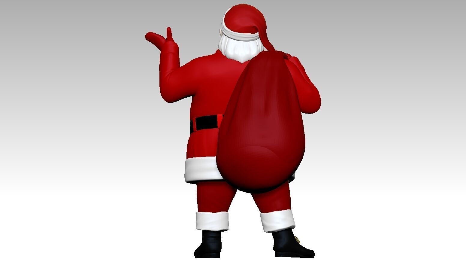 Santa Claus 3D print model_4