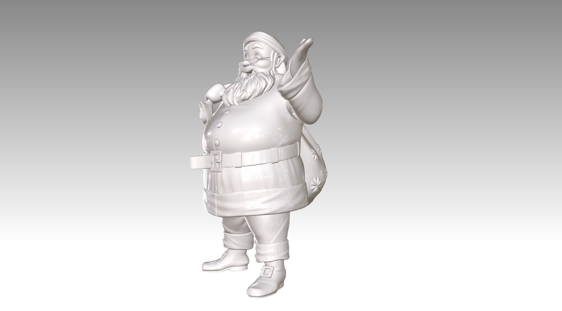 Santa Claus 3D print model_11