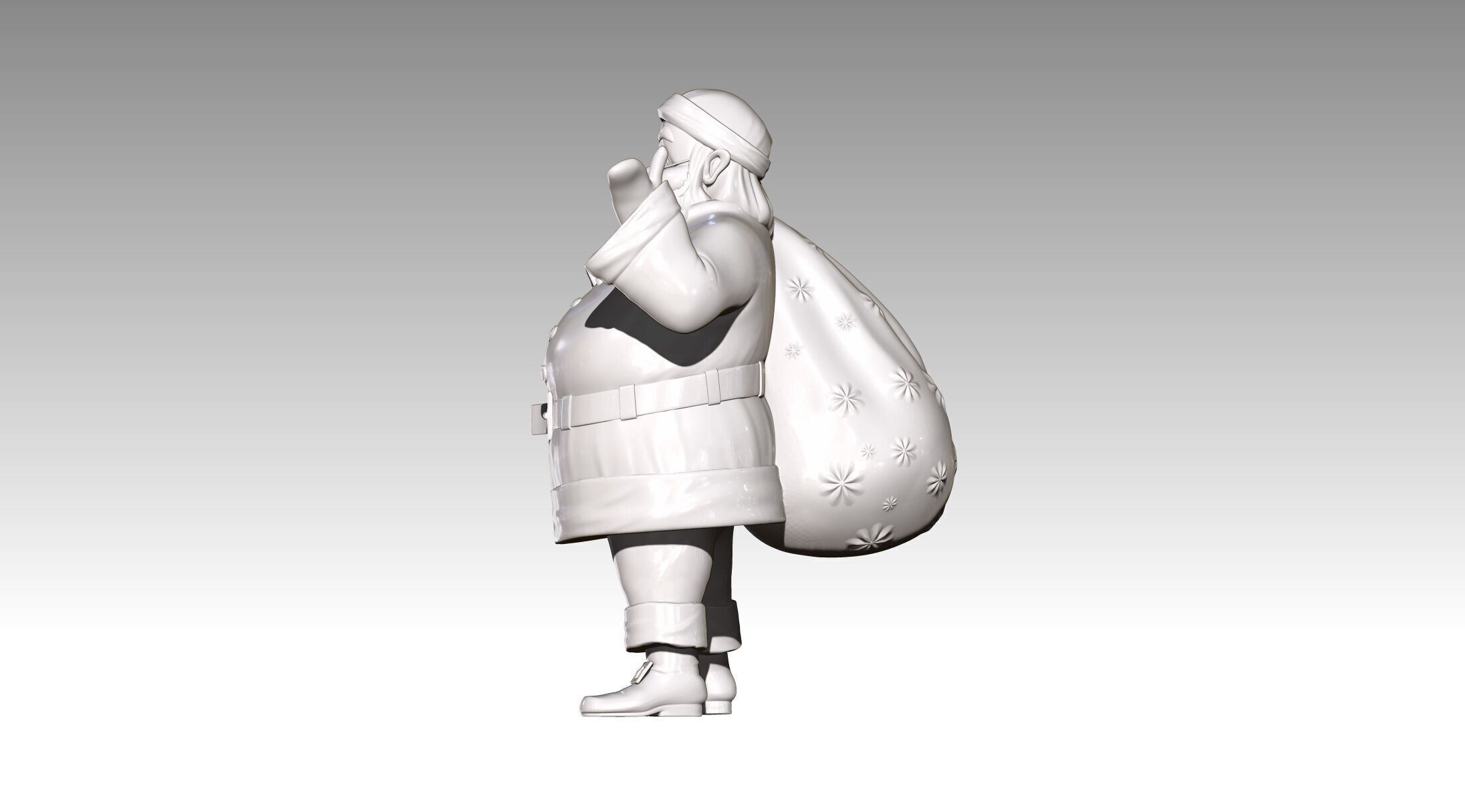 Santa Claus 3D print model_18