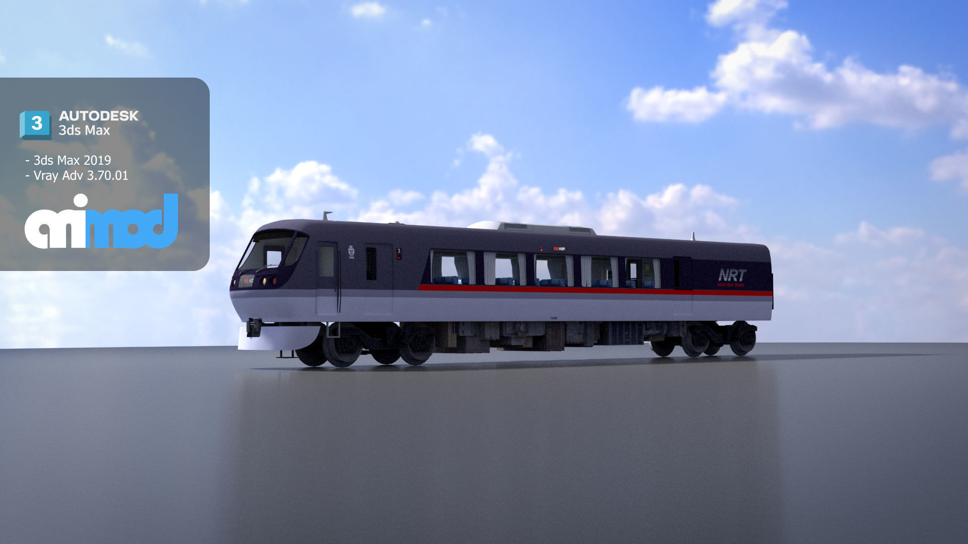 JR Train 0001 3D model_2
