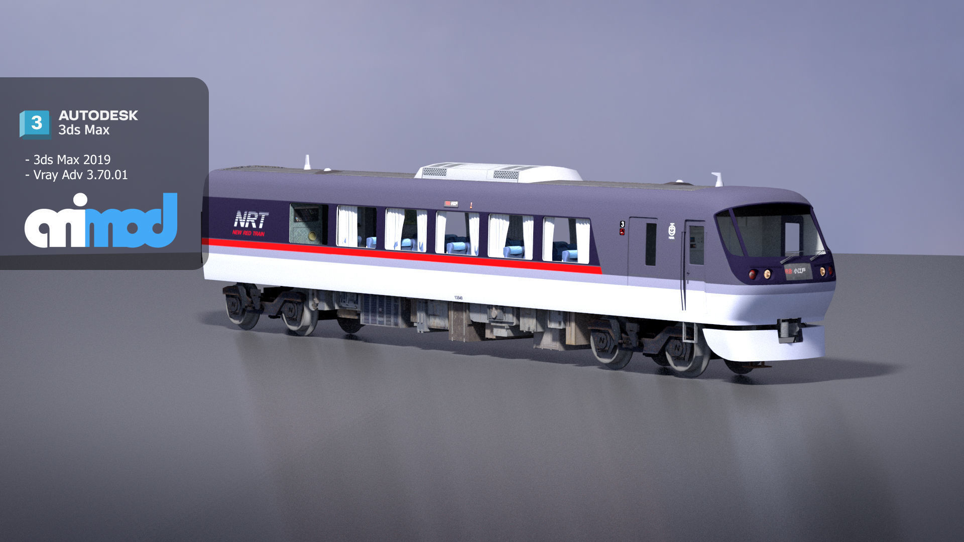 JR Train 0001 3D model_1