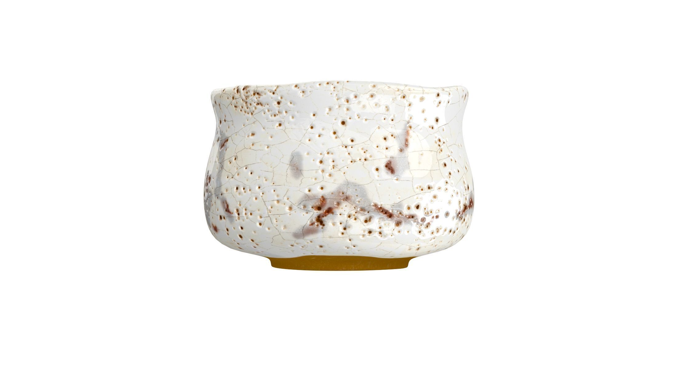 Handmade Ceramic Bottle and Bowl 3D model_4