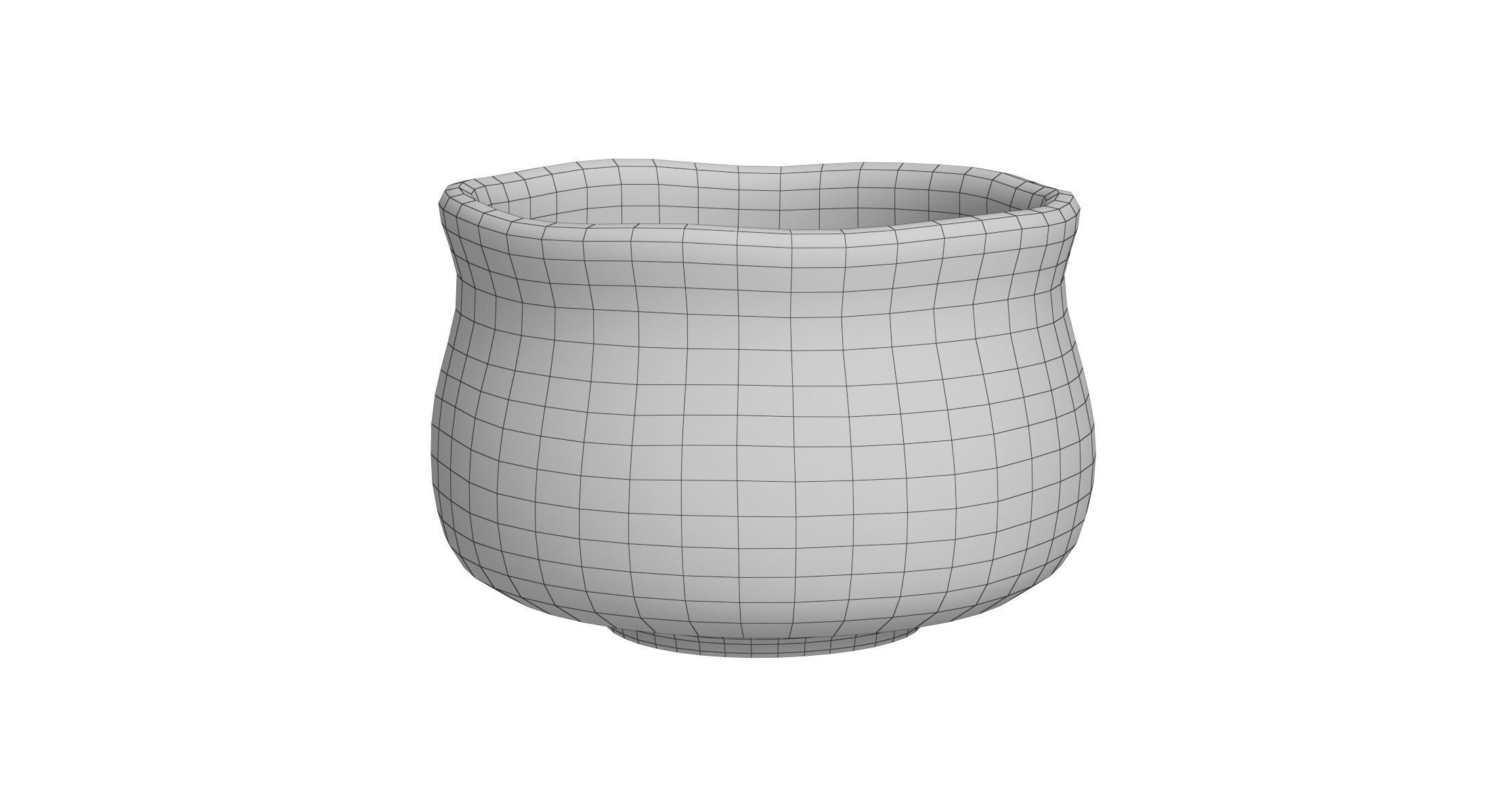 Handmade Ceramic Bottle and Bowl 3D model_14