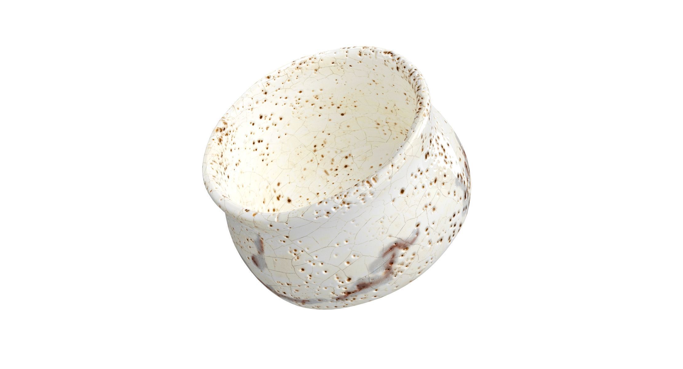 Handmade Ceramic Bottle and Bowl 3D model_8