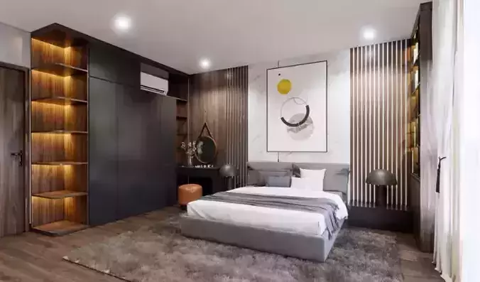 Interior Bedroom Modern Model