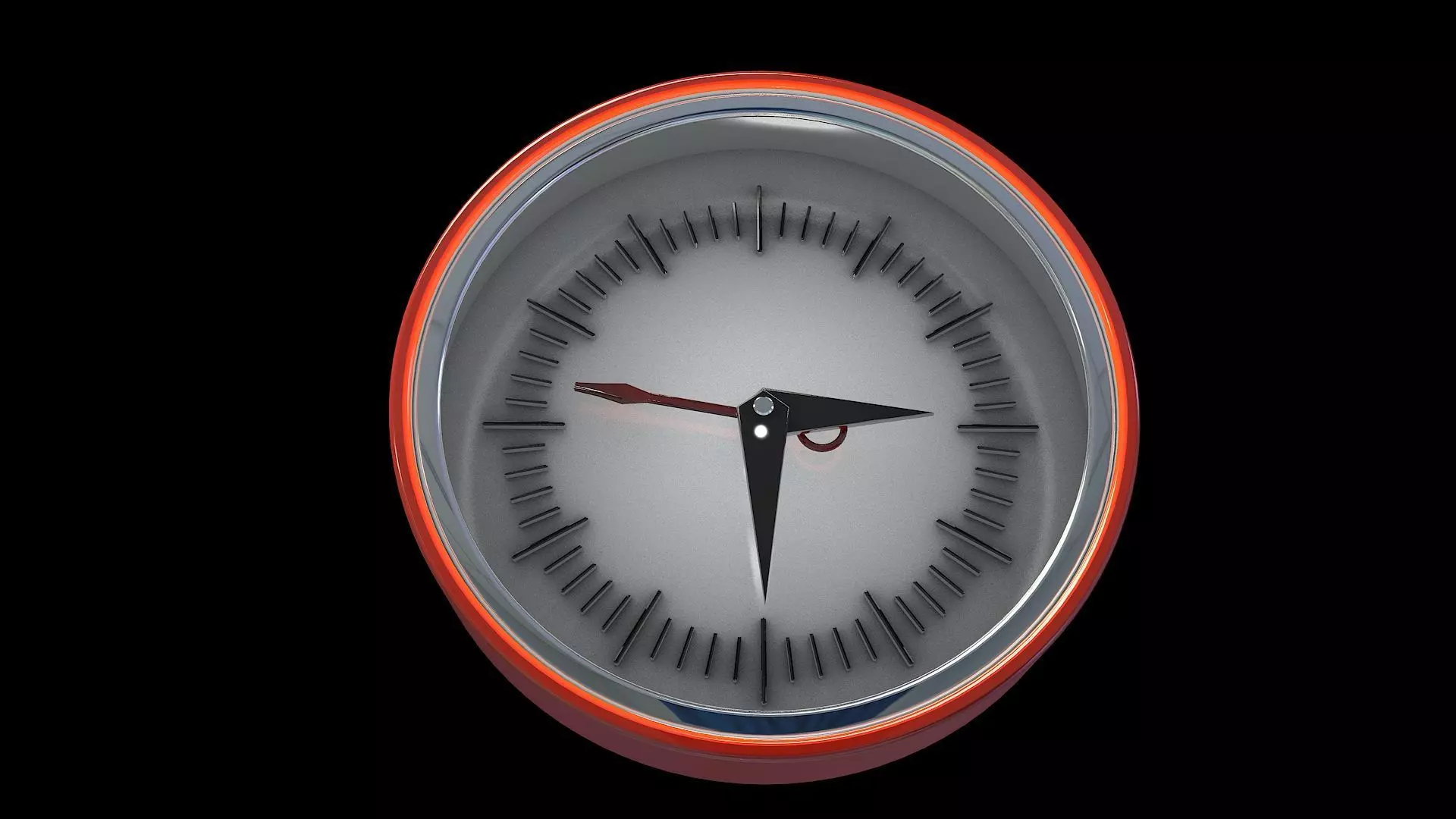Retro Diner Clock Free 3D model