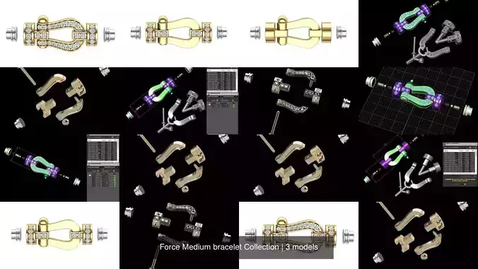 Force Medium bracelet Collection 