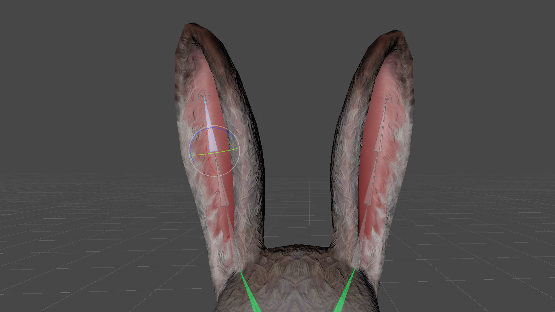 Bunny girl Low-poly 3D model_33