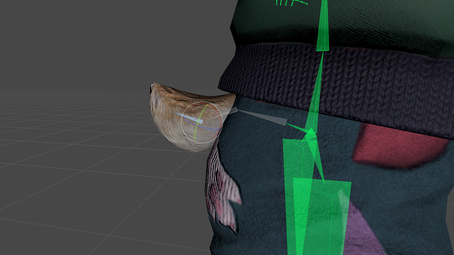 Bunny girl Low-poly 3D model_32