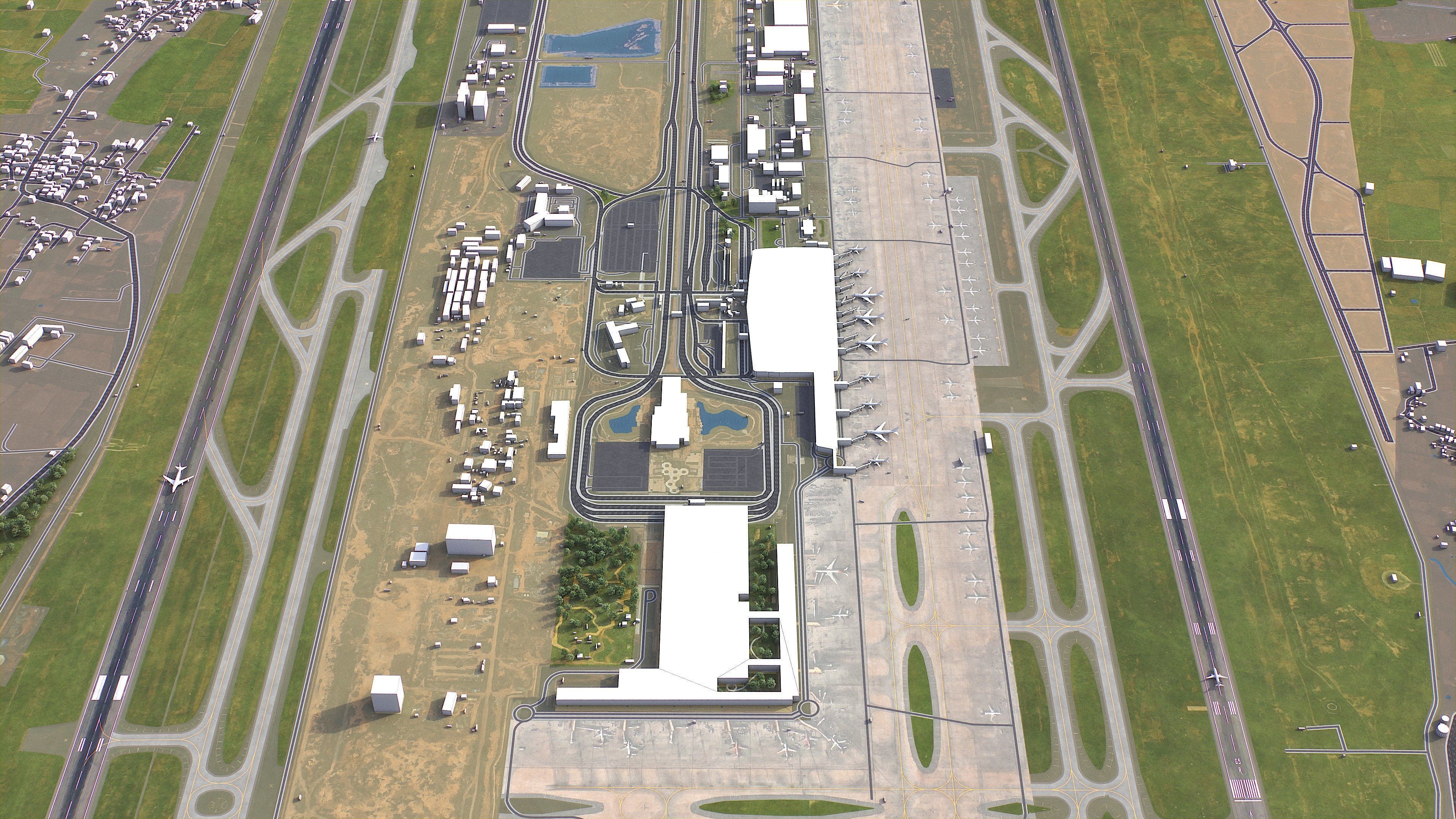 Bengaluru - Bangalore - 3D City Model Low-poly 3D model_20