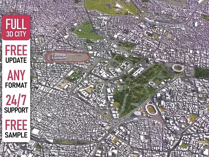 Bengaluru - Bangalore - 3D City Model