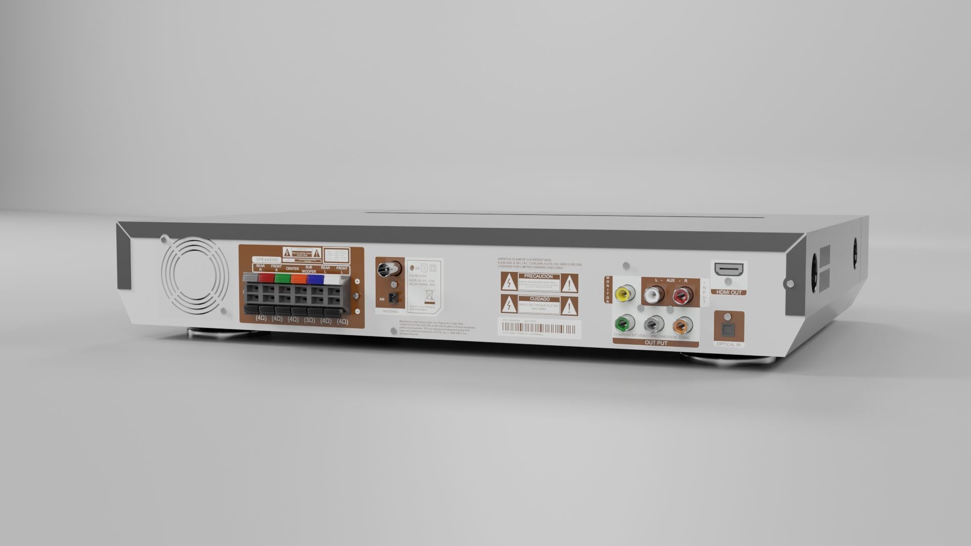 DVD Player N1 3D model_5