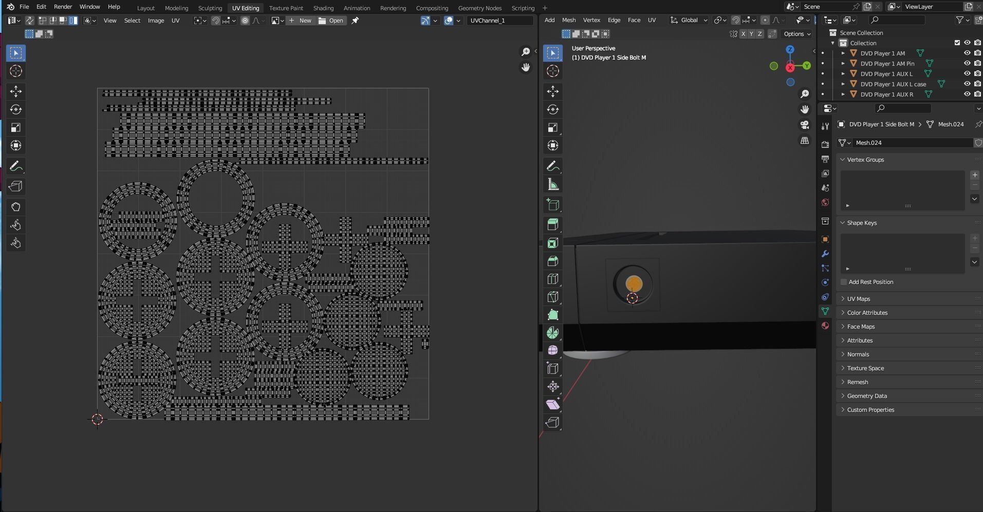 DVD Player N1 3D model_19