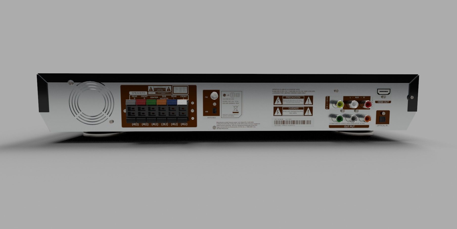 DVD Player N1 3D model_39