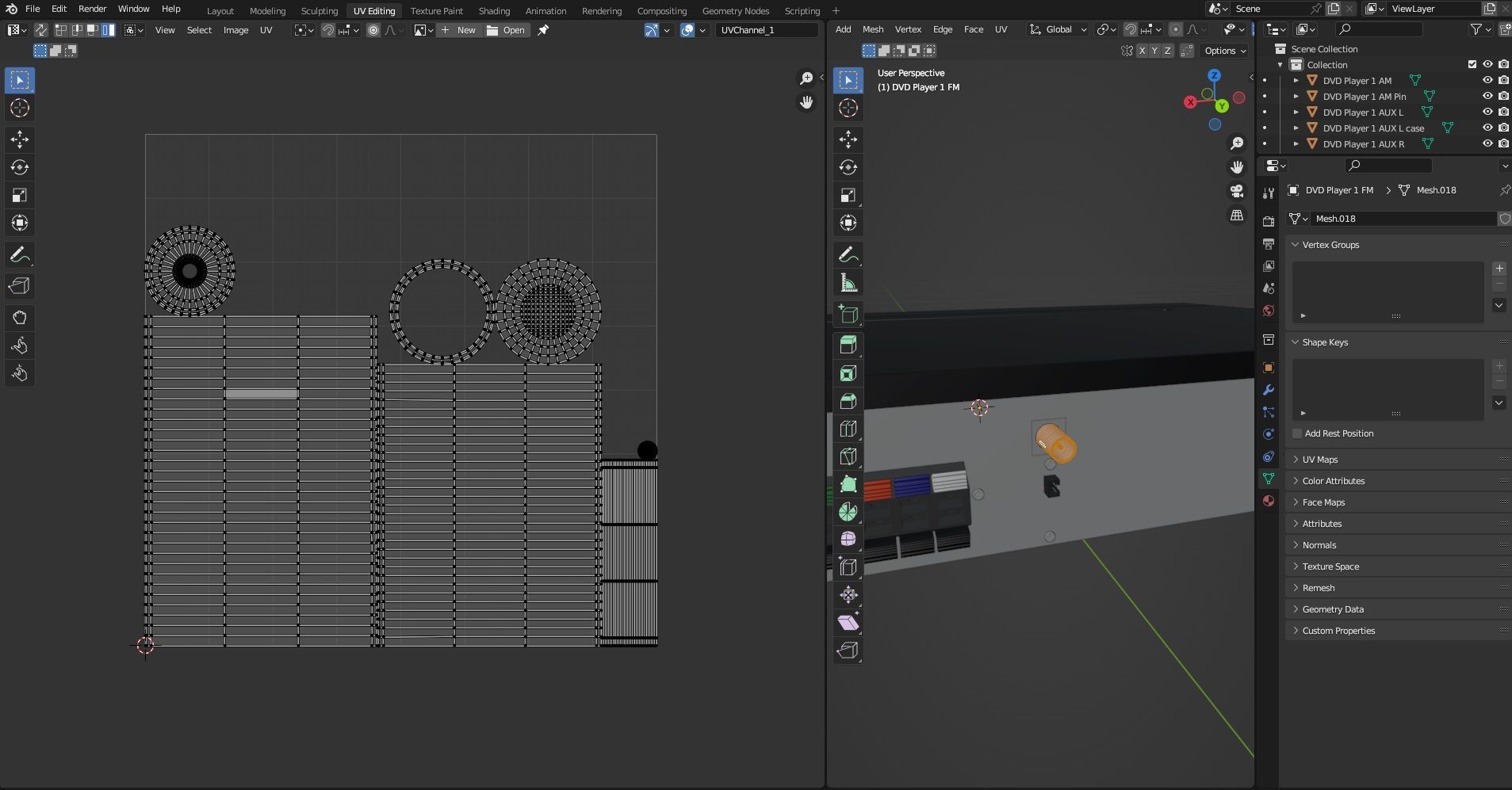 DVD Player N1 3D model_23