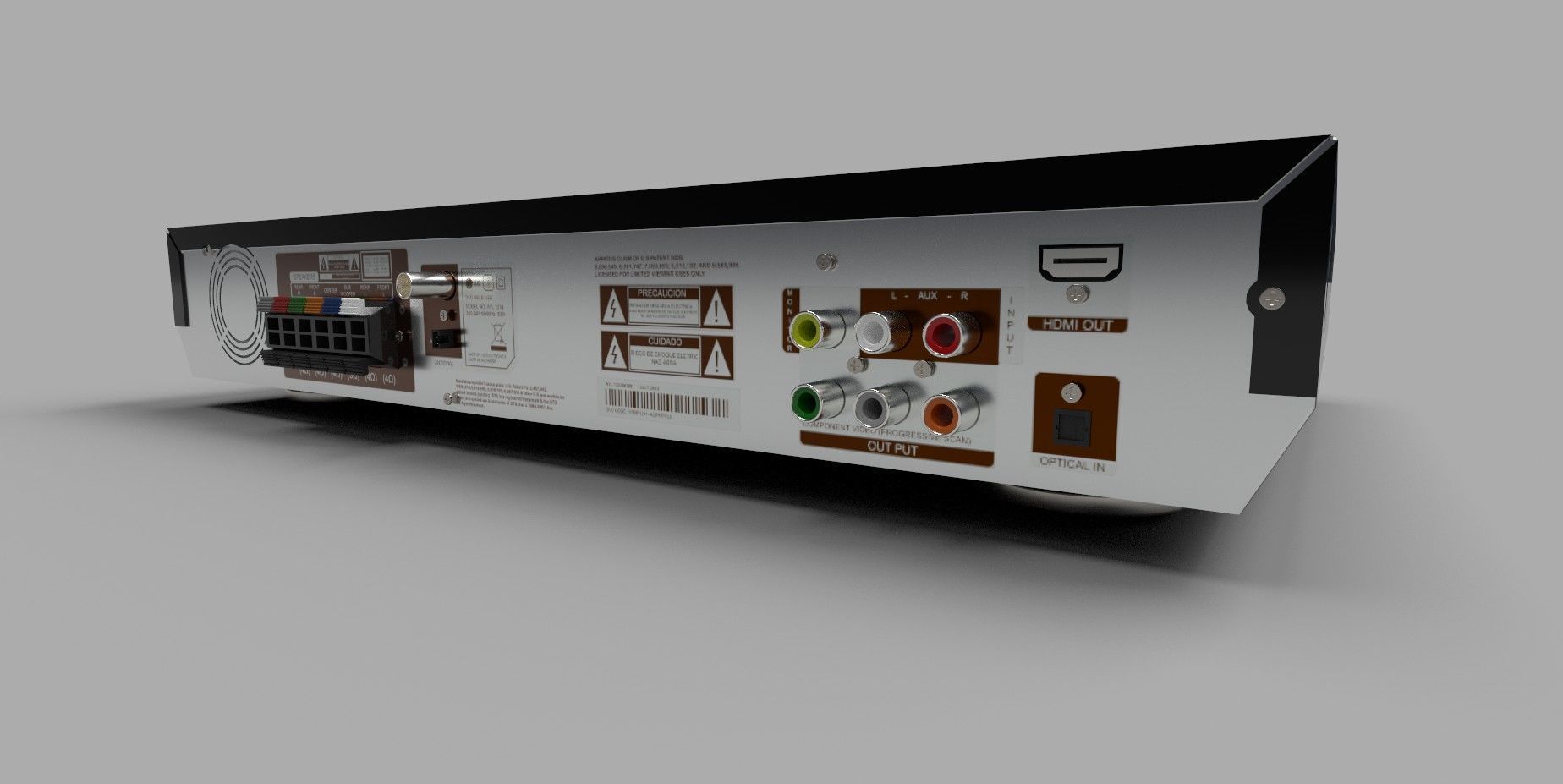 DVD Player N1 3D model_38