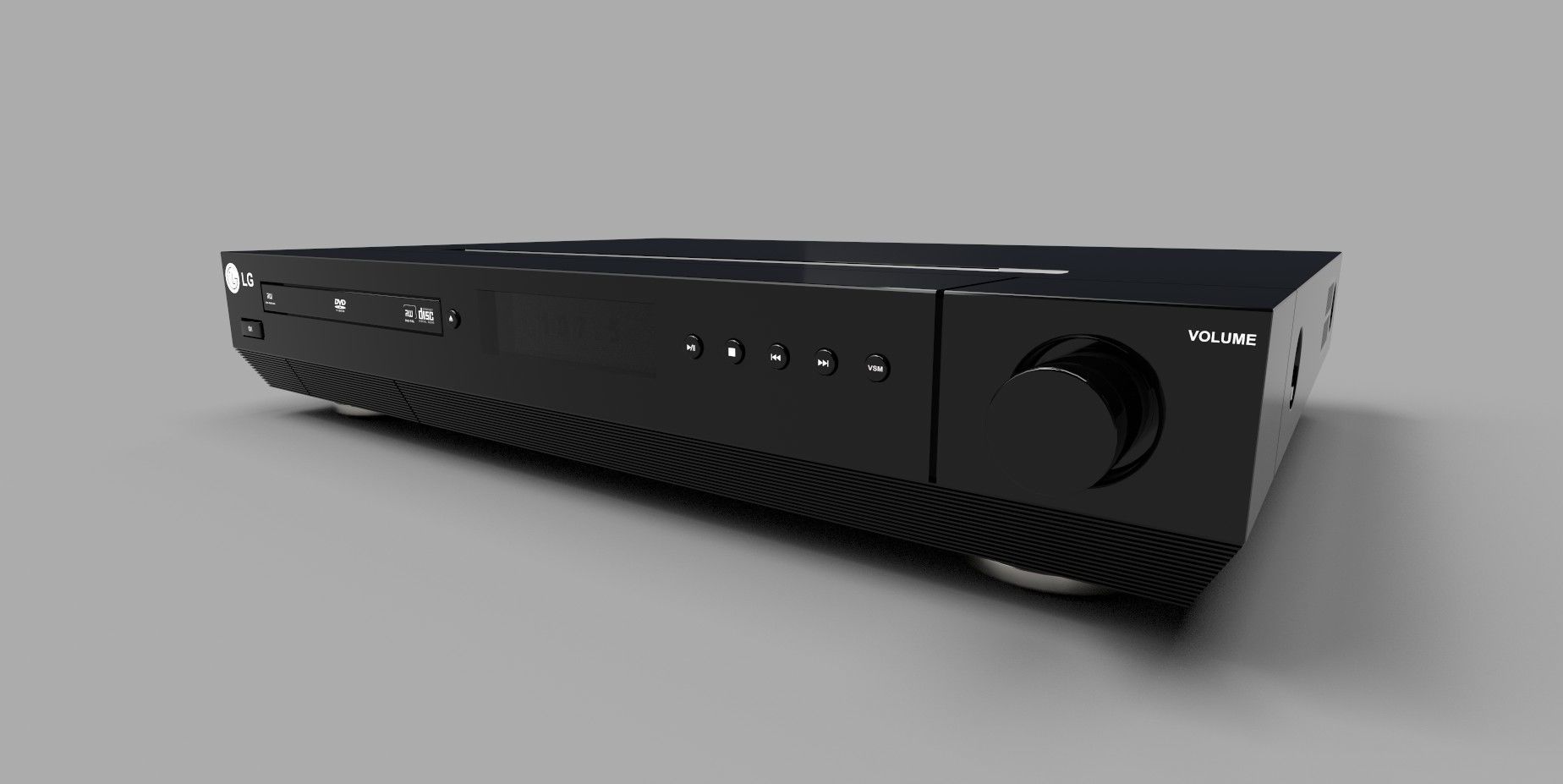 DVD Player N1 3D model_35