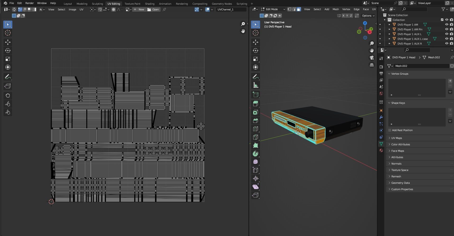 DVD Player N1 3D model_14