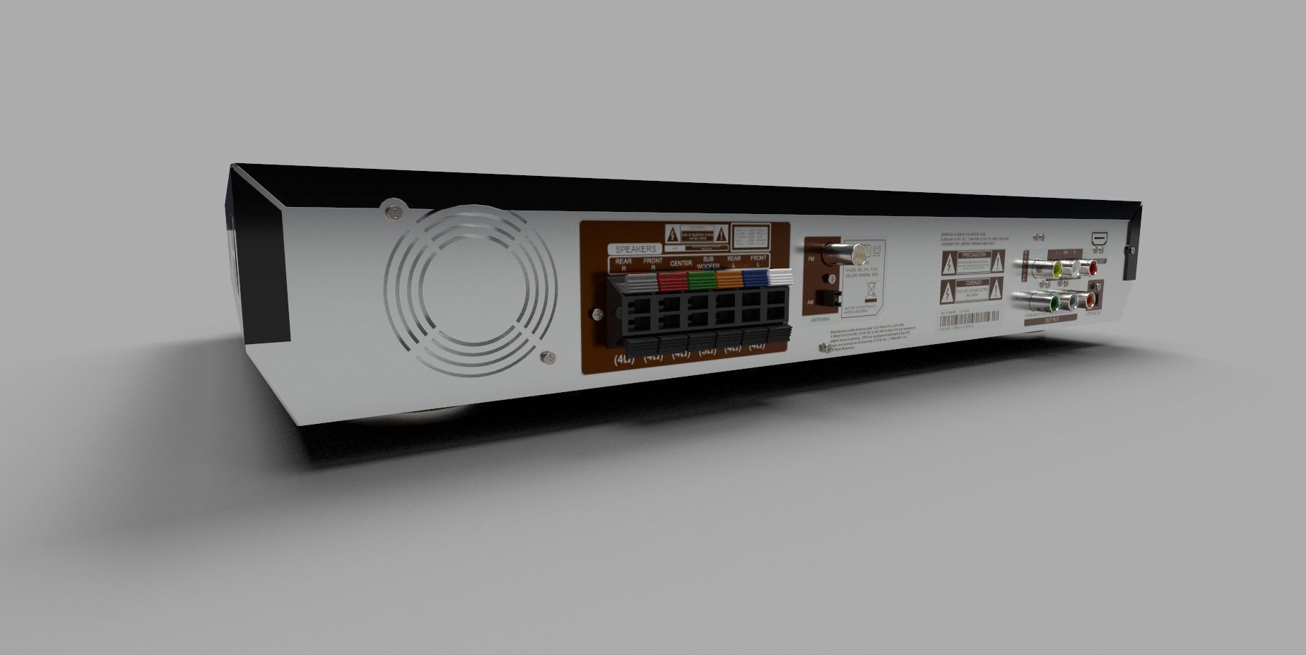 DVD Player N1 3D model_40