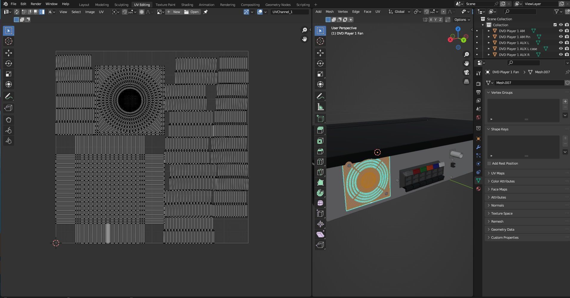 DVD Player N1 3D model_21