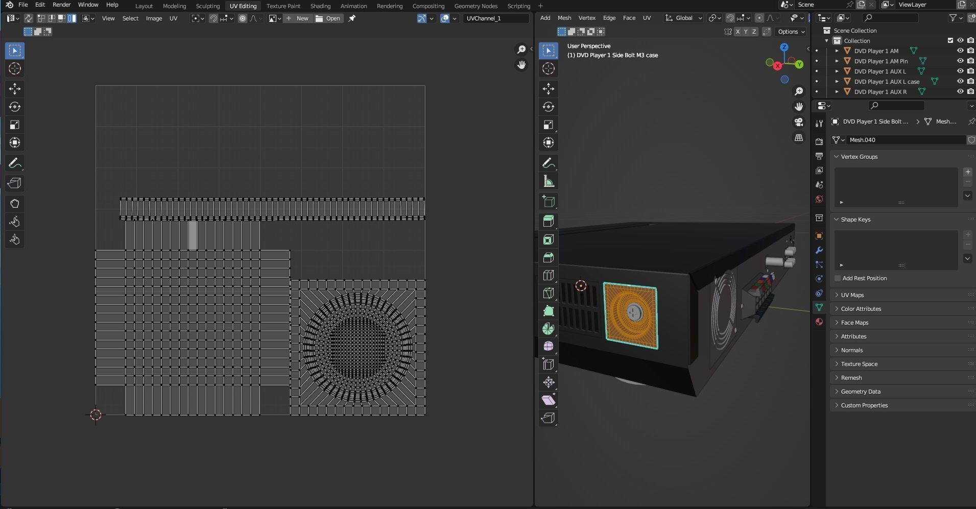 DVD Player N1 3D model_20