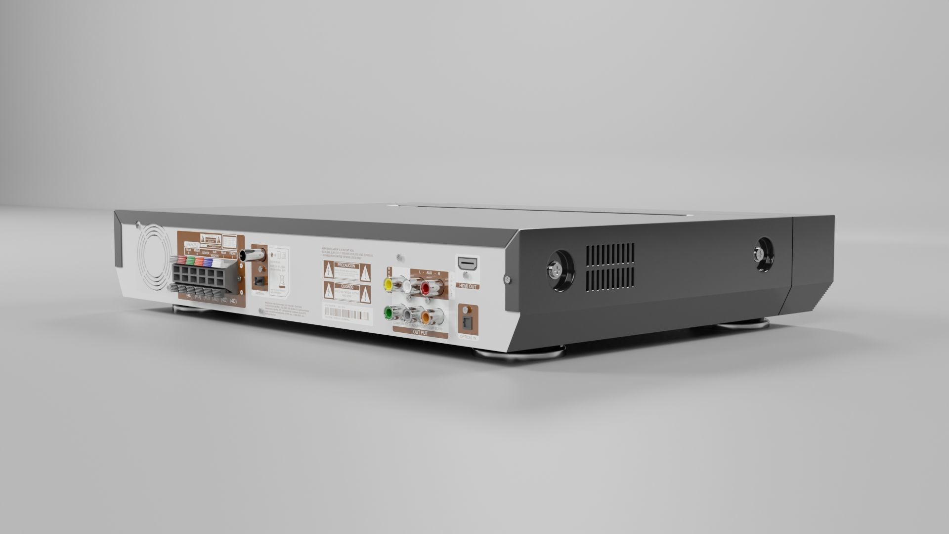 DVD Player N1 3D model_4