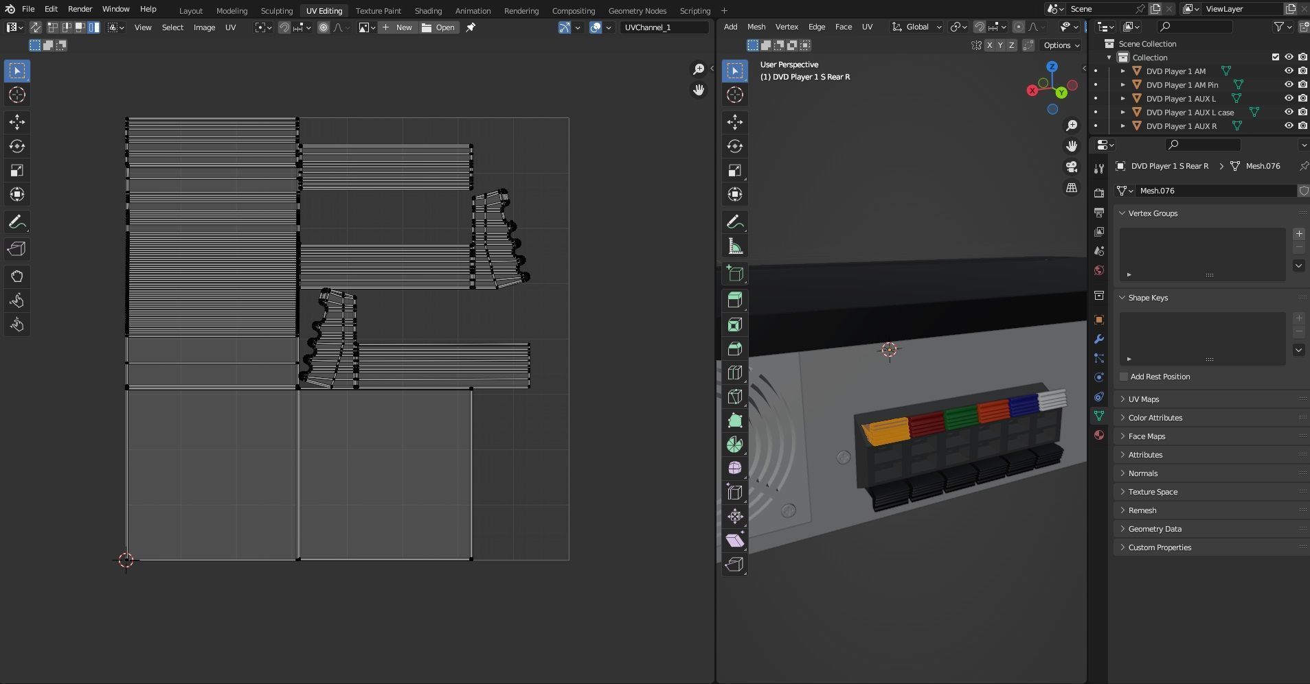 DVD Player N1 3D model_22