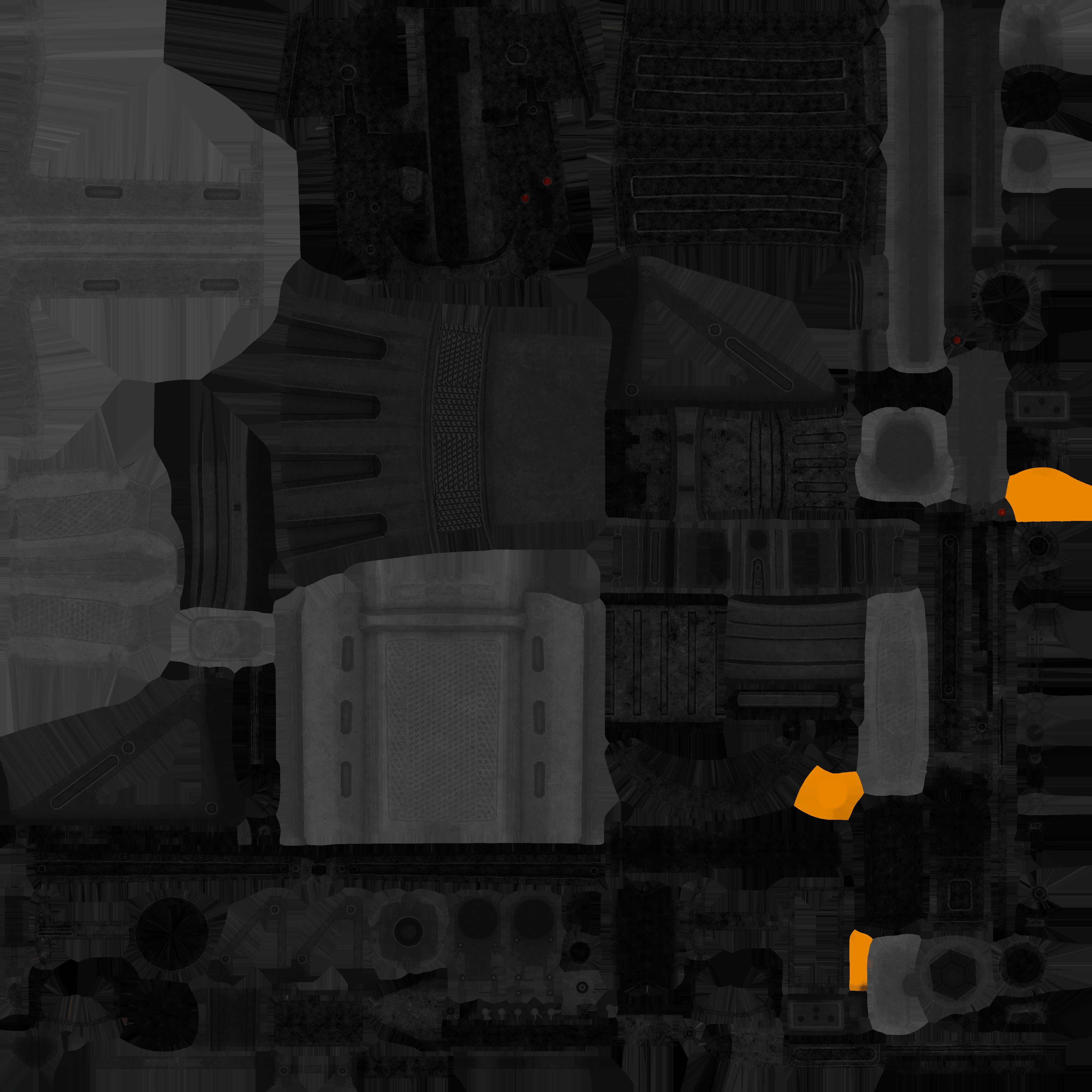 Carbine-gun model 3d game ready model Low-poly 3D model Low-poly 3D model_30