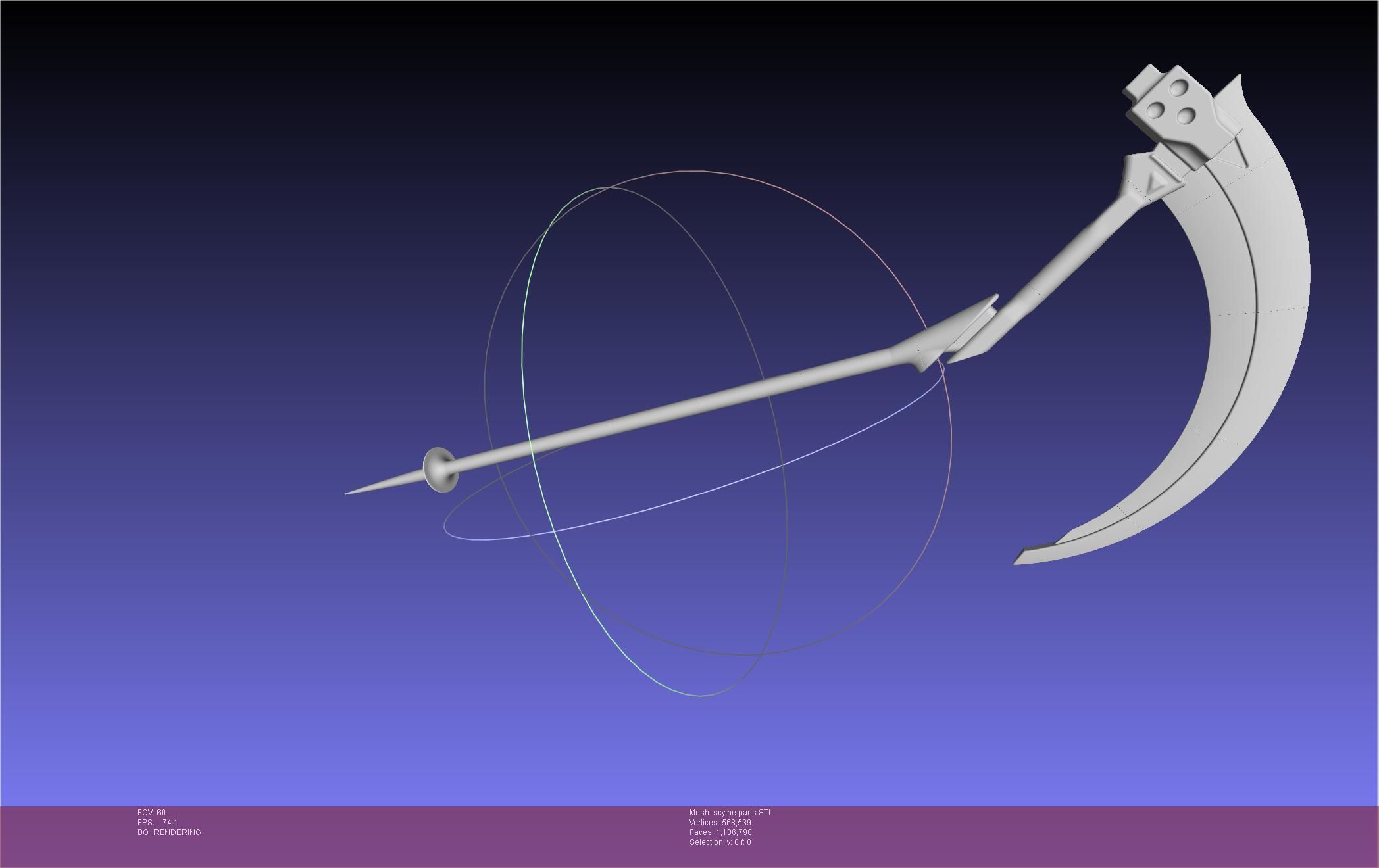 Evangelion Mark 09 Scythe 3D print model_140