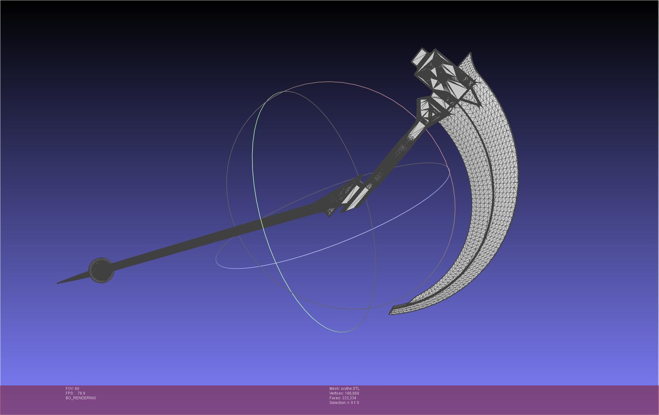 Evangelion Mark 09 Scythe 3D print model_37