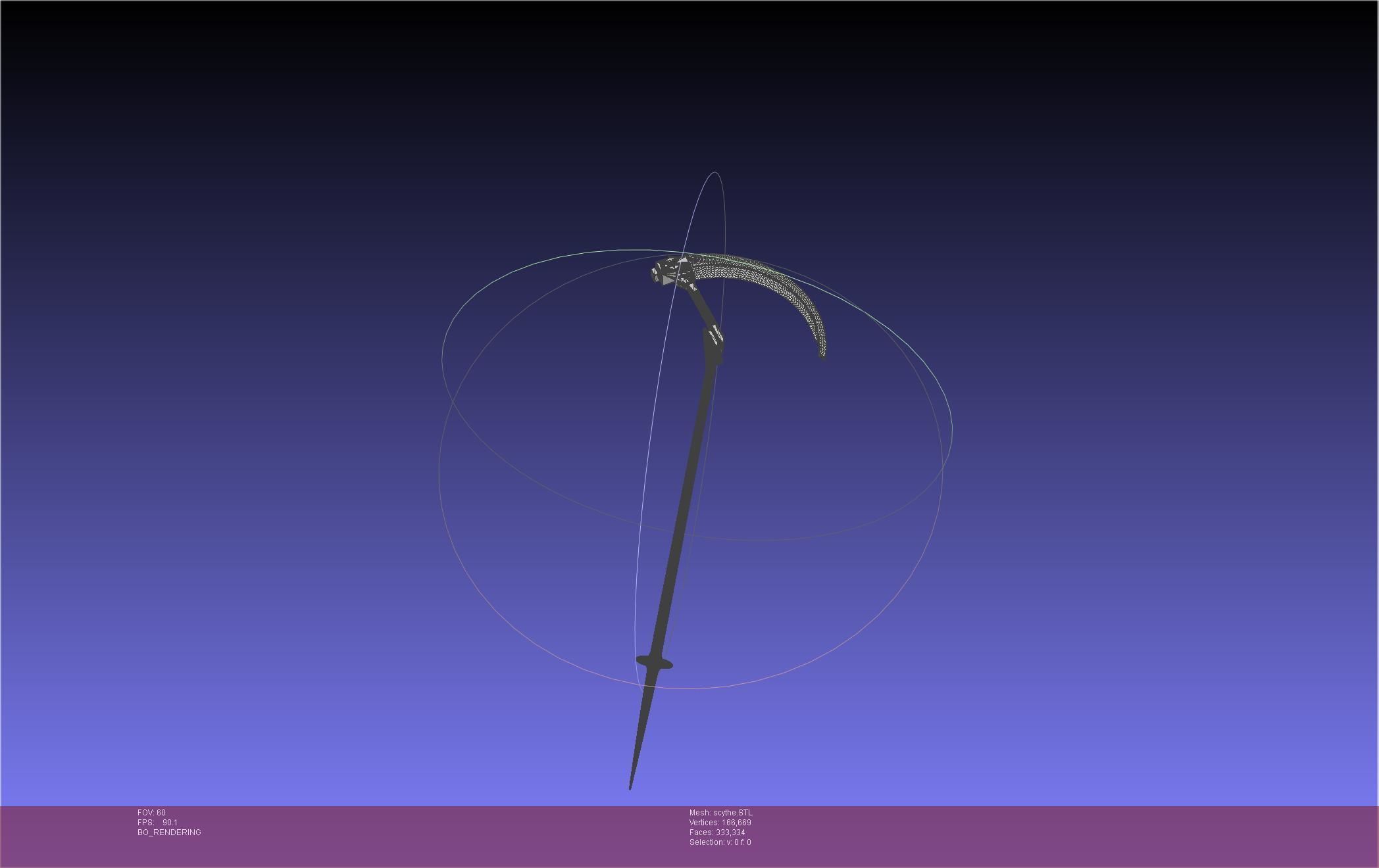 Evangelion Mark 09 Scythe 3D print model_35