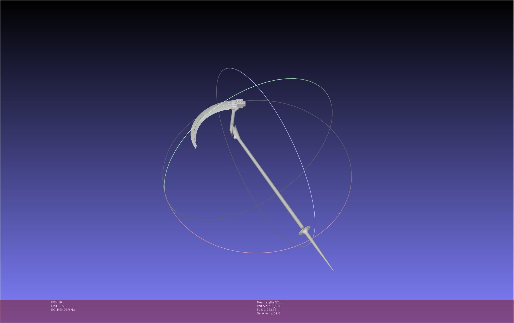 Evangelion Mark 09 Scythe 3D print model_12