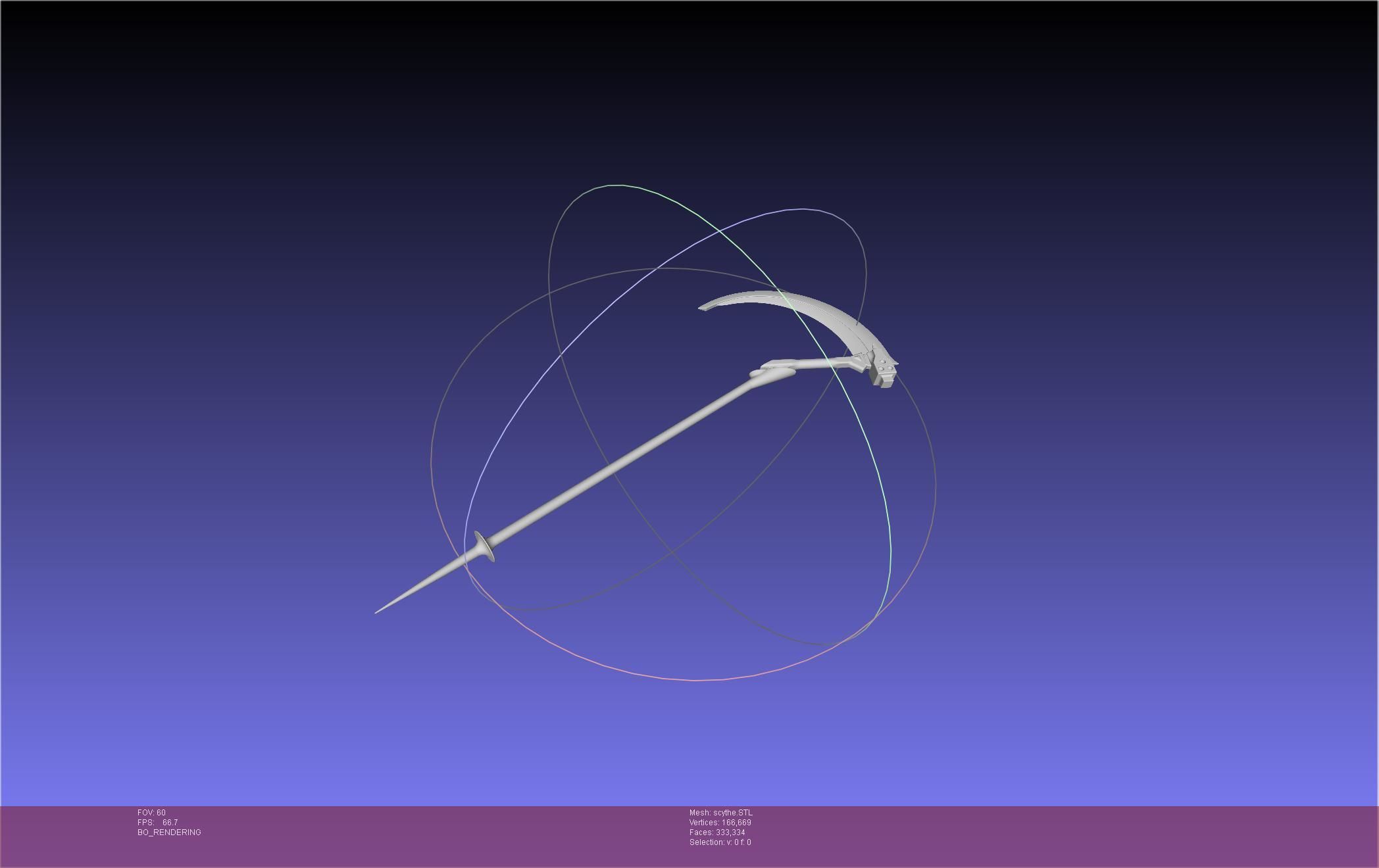 Evangelion Mark 09 Scythe 3D print model_16