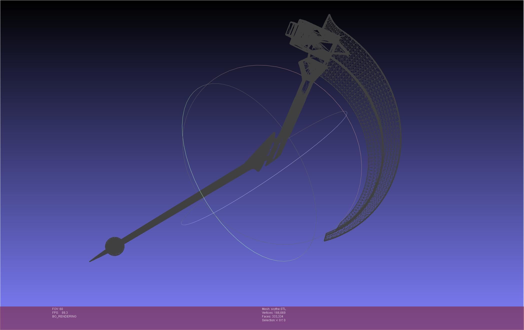 Evangelion Mark 09 Scythe 3D print model_38