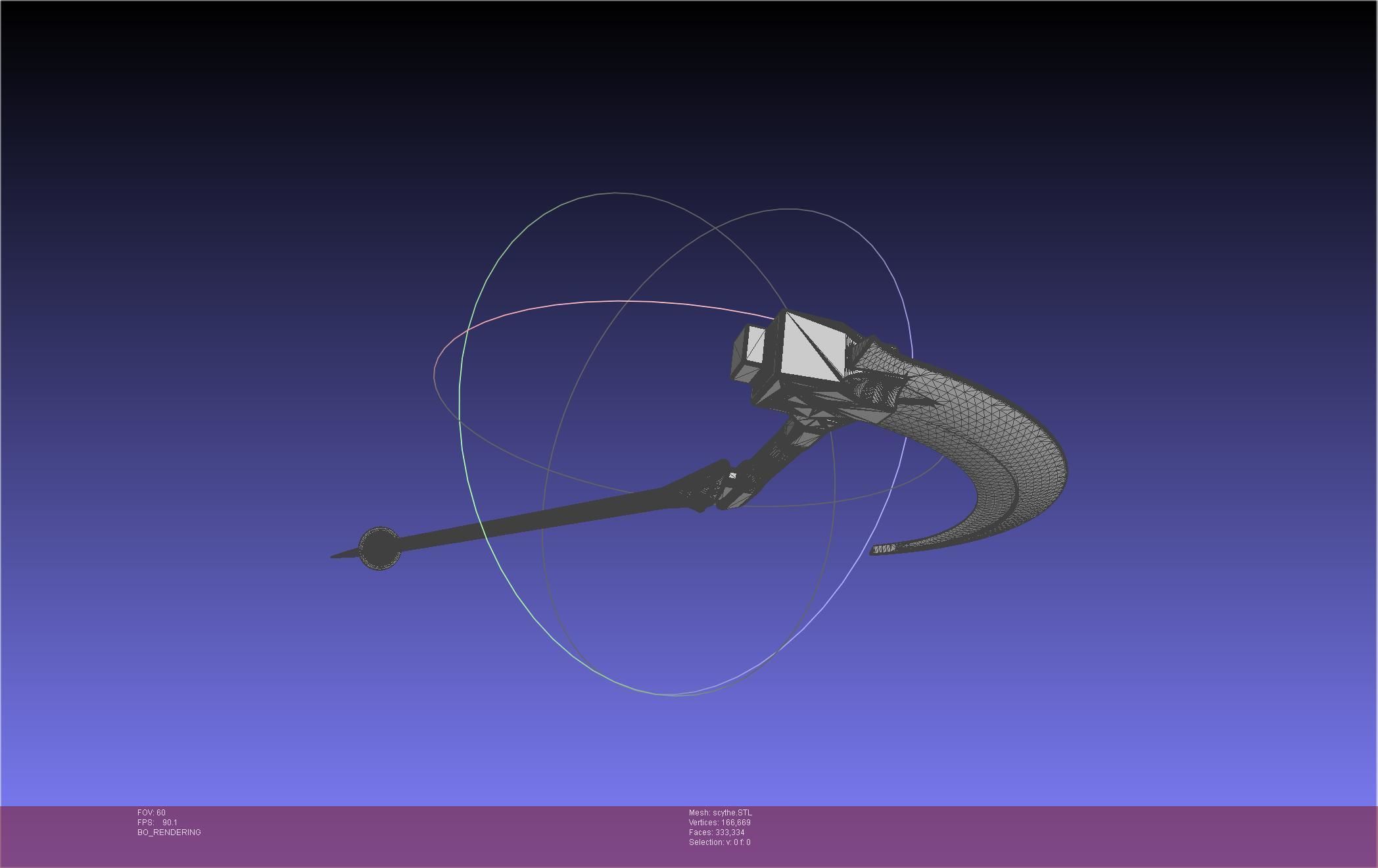 Evangelion Mark 09 Scythe 3D print model_43