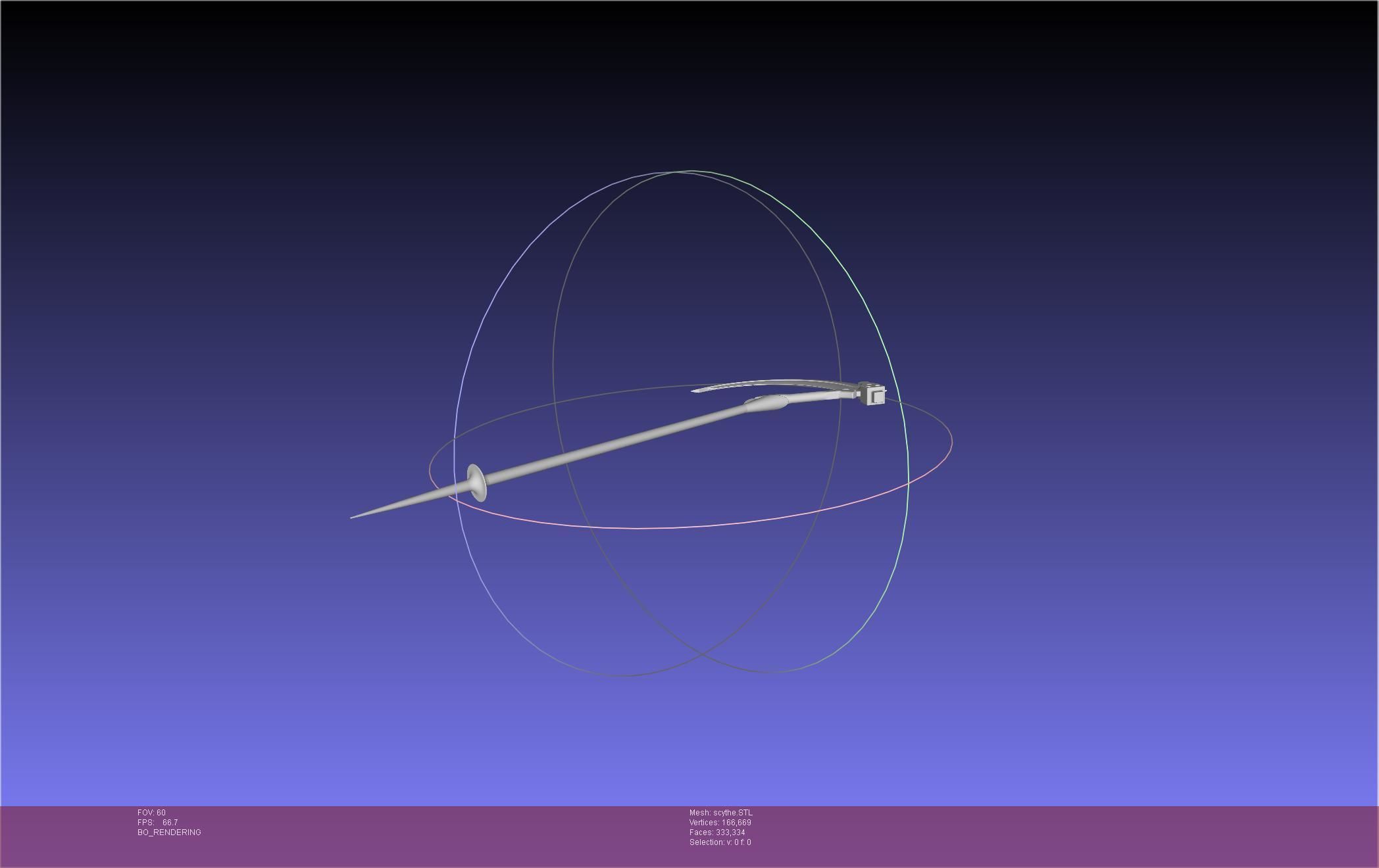 Evangelion Mark 09 Scythe 3D print model_25