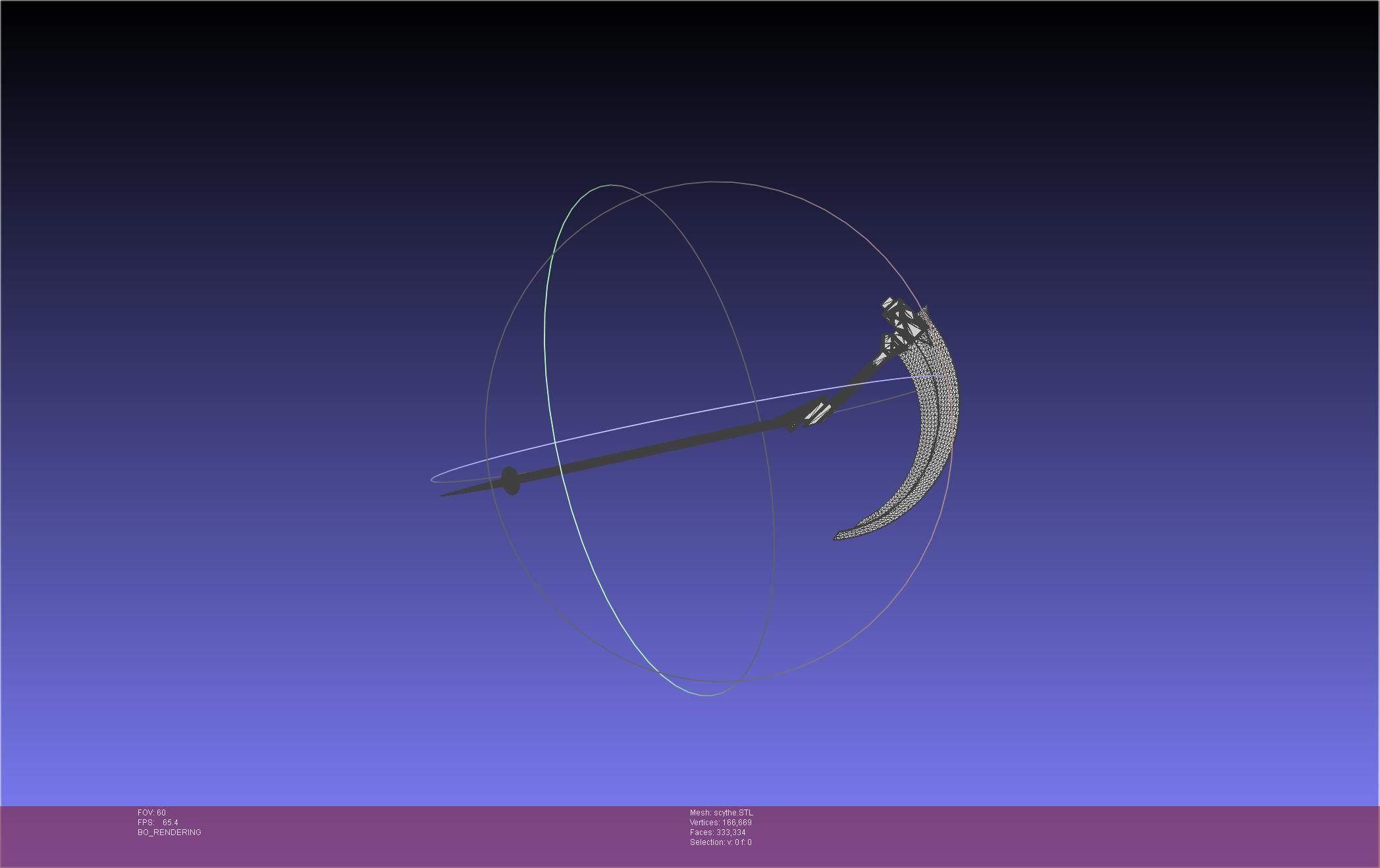 Evangelion Mark 09 Scythe 3D print model_36