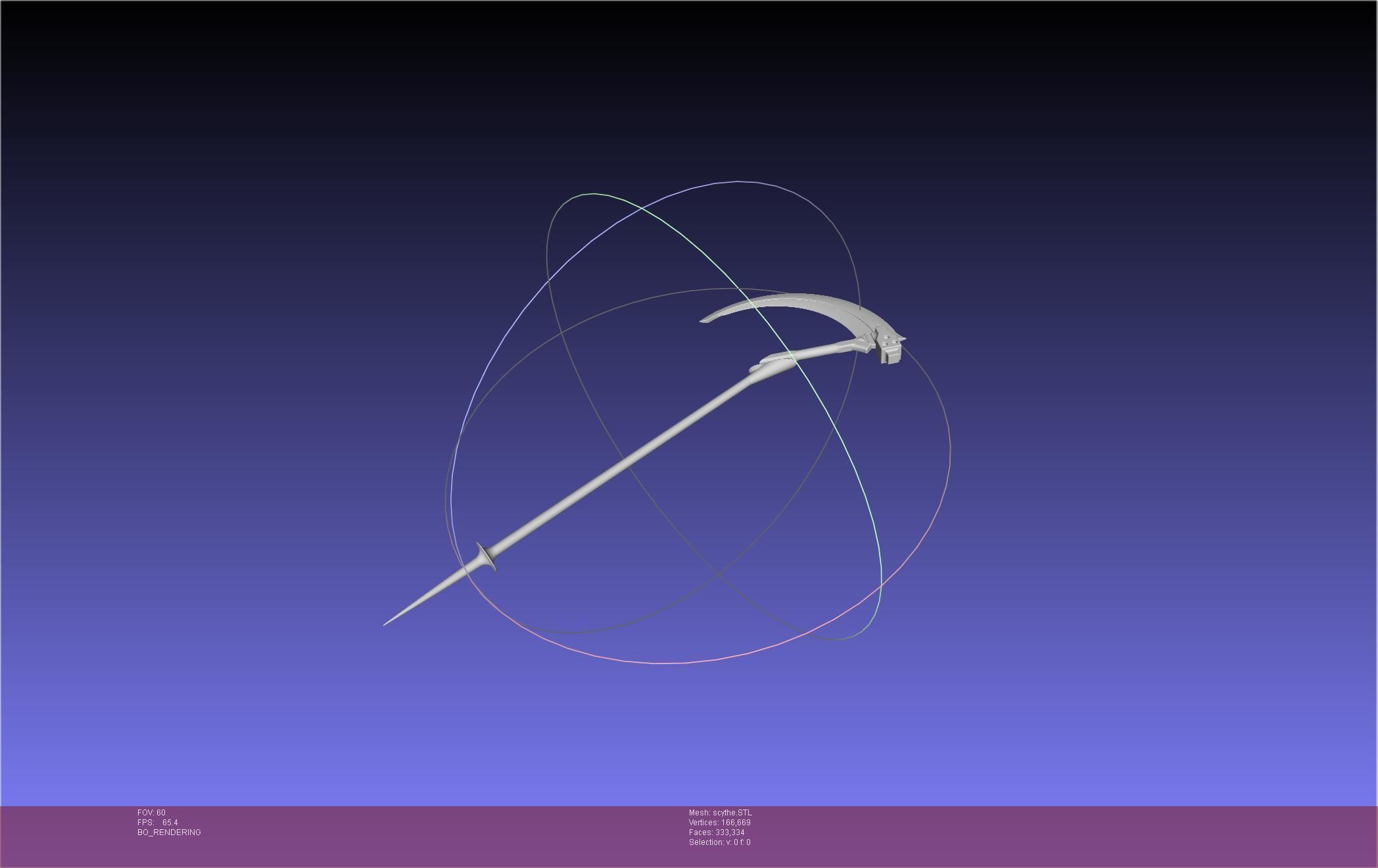 Evangelion Mark 09 Scythe 3D print model_8