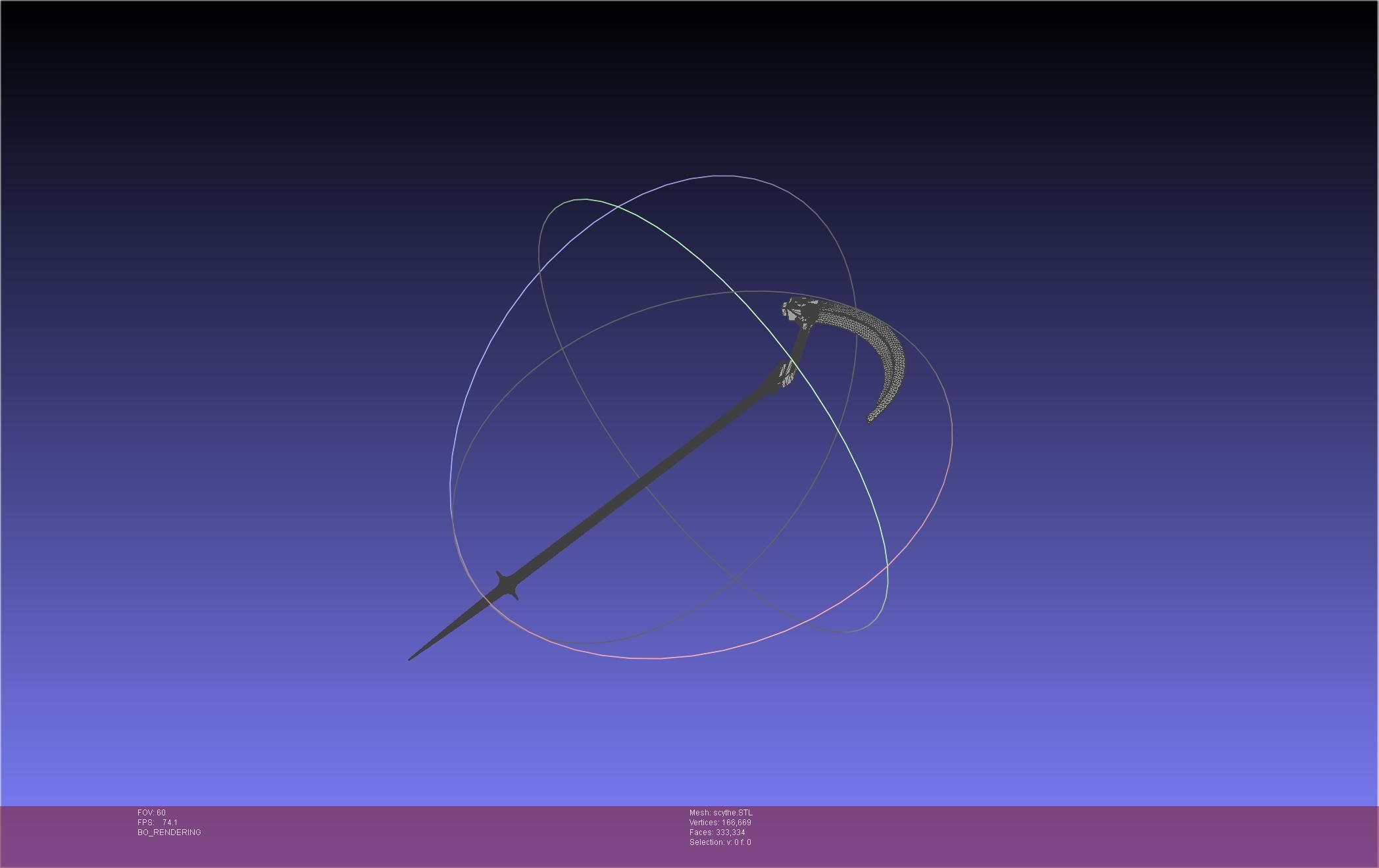 Evangelion Mark 09 Scythe 3D print model_33