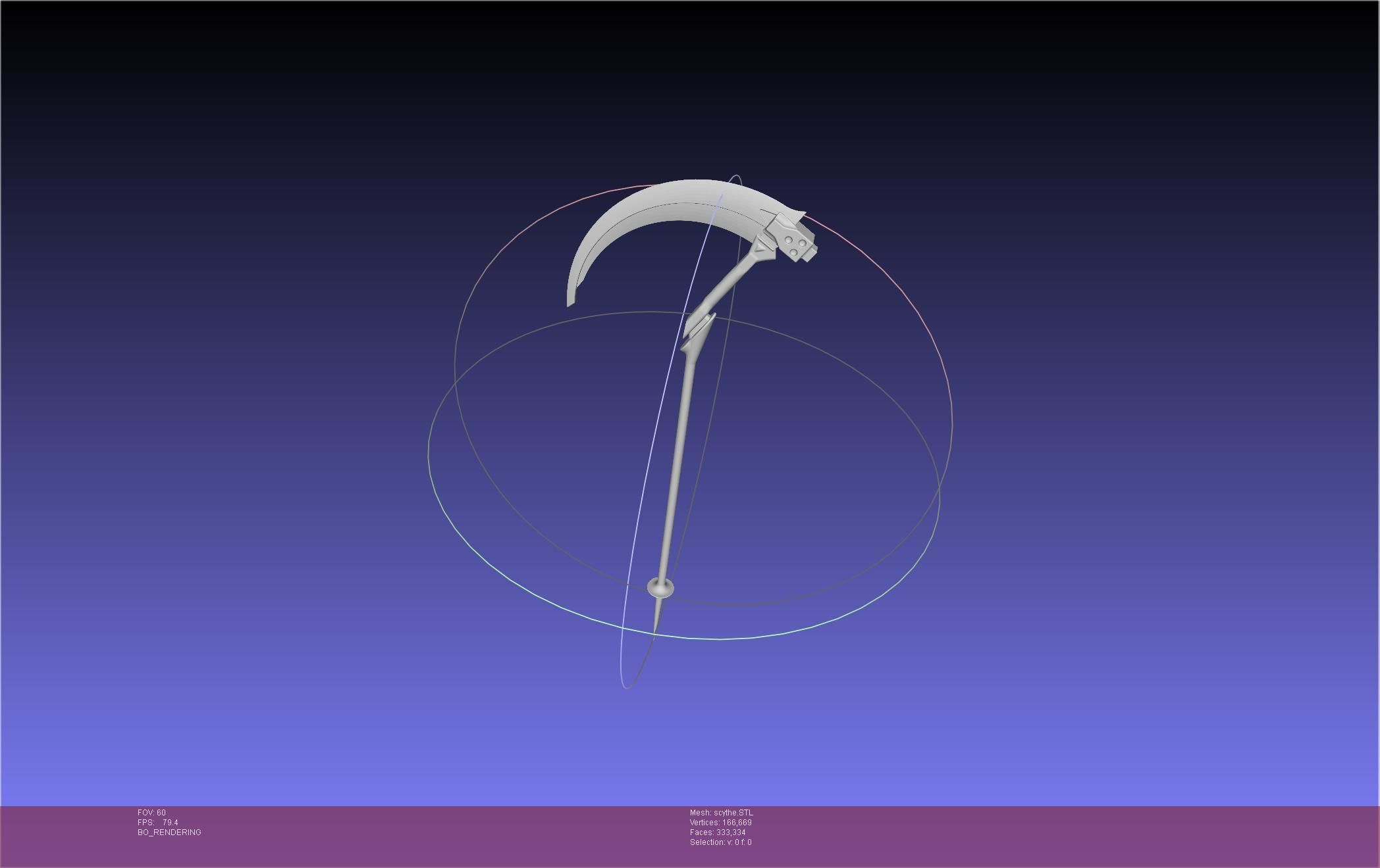 Evangelion Mark 09 Scythe 3D print model_32