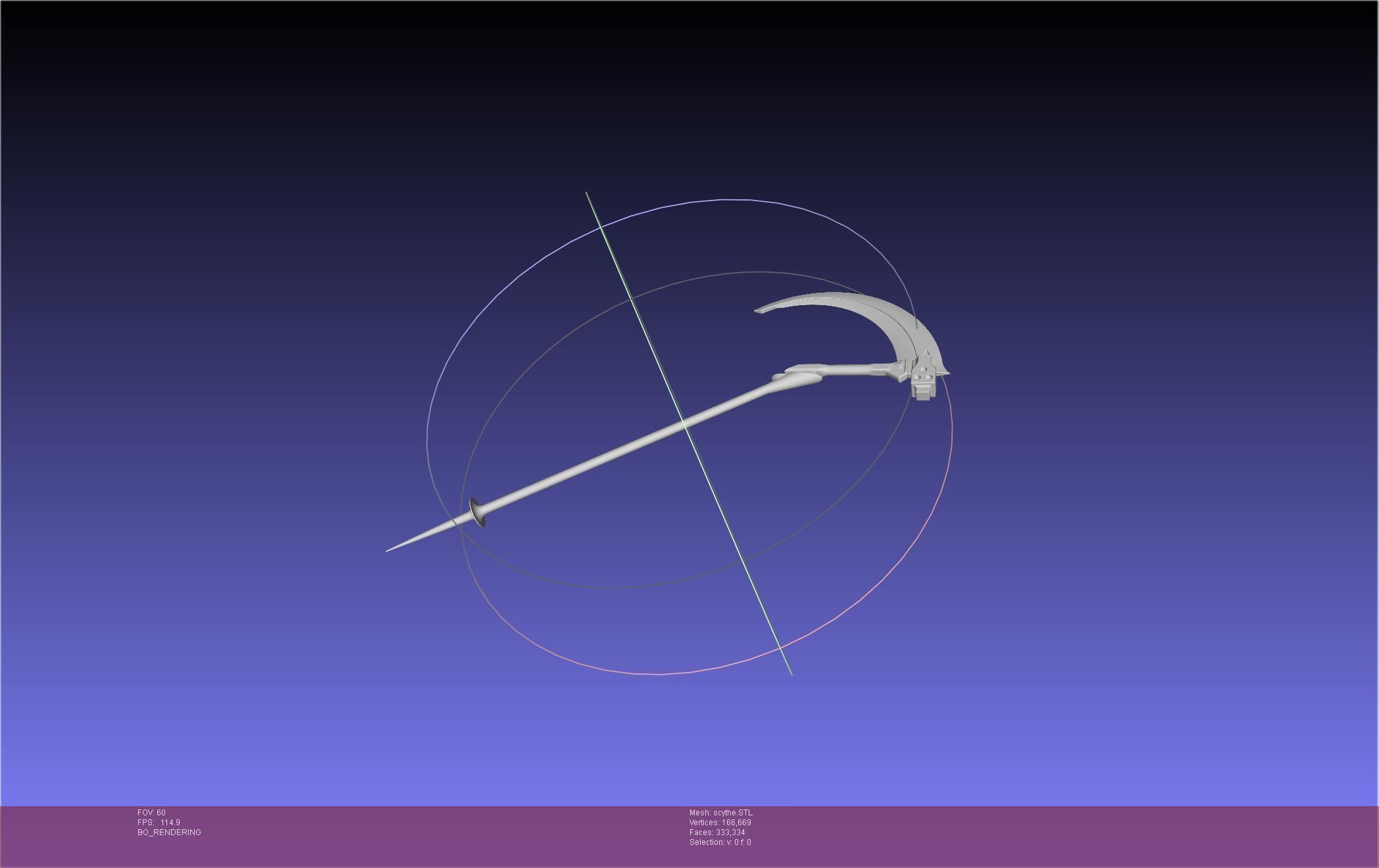 Evangelion Mark 09 Scythe 3D print model_3