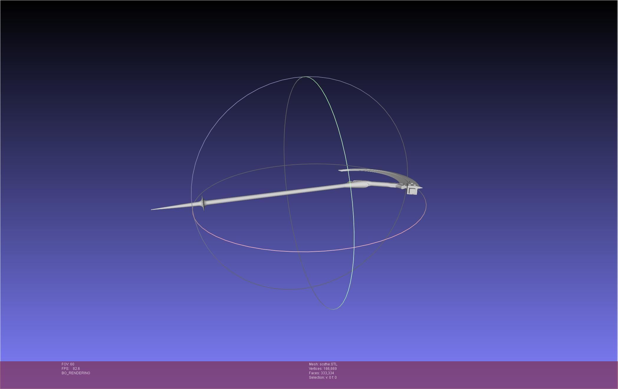 Evangelion Mark 09 Scythe 3D print model_29